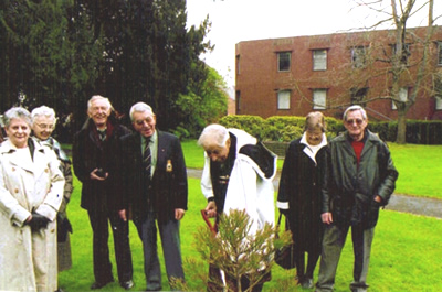 Planting and dedication of squadron tree in Stratford upon Avon April 20th 2005